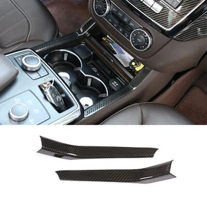 Carbon Center Control Cup Holder Side Strip Trim For Benz ML GL GLE GLS 13-2019 - Bild 1 von 10