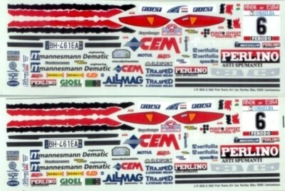 Decal 1/24 Fiat Punto kitcar Rally Elba 2000 Cantamessa BIG060 Racing 43 - Immagine 1 di 2