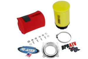 Kit de admisión de filtro de aire de espuma Pro Design Pro Flow Yamaha Raptor 700 700R 2006-2025 - Imagen 1 de 14