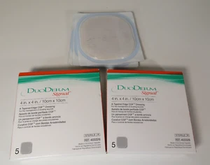 15 Dressings CONVATEC 403326 DUODERM SIGNAL 4" x 4" WOUND DRESSING. exp 5/2027 - Picture 1 of 5