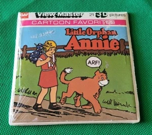 Sealed gaf J21 Little Orphan Annie Cartoon Comics view-master Reels Packet - Picture 1 of 2