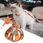 Cat Harness and Leash Set Puppy Harness Reflective Strips Lightweight Escape for