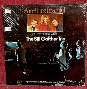 Bill Gaither Trio Something Beautiful LP PLAY GRADED Fully Tested - Picture 1 of 11
