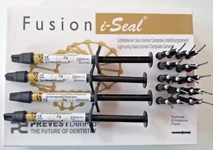 Prevest Denpro Fusion I-Seal Light Cure GIC Dental Cement Liner 4X2gm Free Ship - Picture 1 of 11