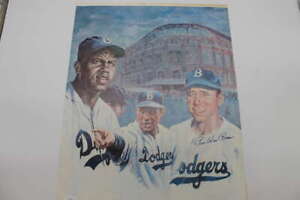 Pee Wee Reese Signed 16x20 Poster AUTO AUTOGRAPH JSA COA Brooklyn Dodgers D747