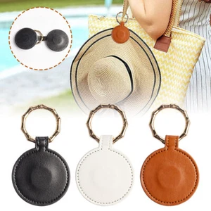 Hat Clip On Bag Hat Keeper Clip PU Handbag Magnetic Hat Clip For Travel OY - Picture 1 of 15
