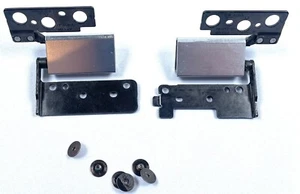 M47689-001 HP Chromebook 14b-cb 14b-cb0023dx Hinge Kit w/cover silver Genuine - Picture 1 of 2