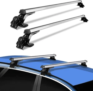 Universal Roof Rack Cross Bars 48", Aluminum Car Roof Rack for Vehicles without - Picture 1 of 9