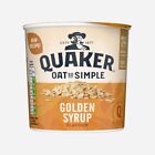 56 x 57g Quaker Oat So Simple Classic Porridge Golden Syrup Flavour Cereal Pots