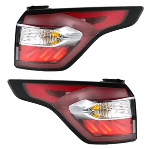 Silscvtt Right&Left Side Tail Lights For 2017-2019 Ford Escape Kuga Red Halogen - Picture 1 of 12