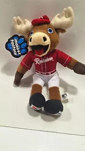 Tacoma Rainiers Rhubarb Moose Mascot By Mascot Factory 11" Plush (Red Shirt) - Picture 1 of 5