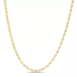 14k SOLID Yellow Gold ROPE Pendant Link Chain/Necklace 30" 2.5 mm  15 grams - Picture 1 of 13