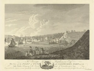 North Shields. Port of Tyne, Clifford's Fort & Trinity House lighthouses 1789 - Photo 1 sur 1