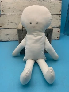 Muñeca de tela hecha a mano vintage, 1993 - Imagen 1 de 4