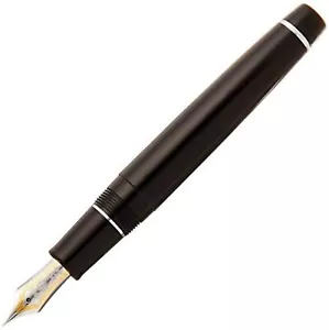 Pluma estilográfica plateada Sailor Professional Gear negra mediana pluma fina 11-2037-320 - Imagen 1 de 8