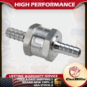 8mm New 5/16" One Way Inline Check Valve for Fuel injection Diesel Gas Liquid US - Picture 1 of 9