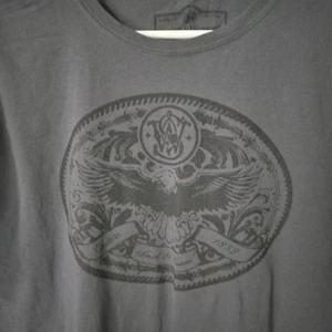 Smith and Wesson Marke Eagle Gun grau Grafik T-Shirt Größe XL Logo USA Baumwolle - Bild 1 von 11