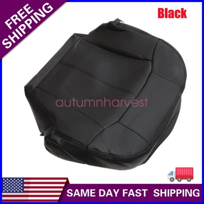 Nuevo para Chevrolet Tahoe 1999-2002 cubierta de asiento de cuero inferior del conductor delantero negro Foto 1 de 4