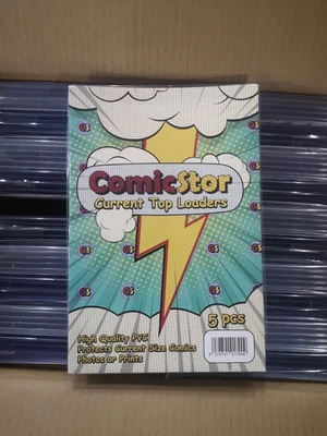 ComicStor Current Top Loaders (5) - 5 packs