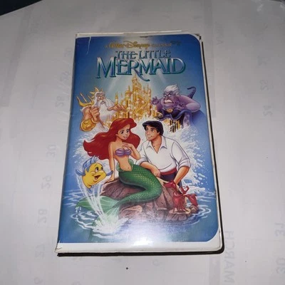 Walt Disney Classic The Little Mermaid VHS Videotape Black Diamond Banned Cover - Image 1 of 4