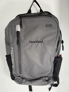 Leeds Elleven Lunar Lightweight 15" Computer Backpack Gray Heartland Logo - Picture 1 of 10