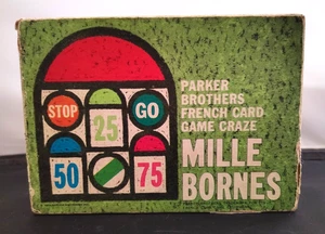 Mille Bornes Card Game Vintage 1962 Parker Brothers Complete Card Game RARE - Picture 1 of 9
