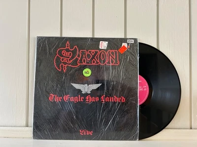 Saxon The Eagle Has Landed Live 1982 OG French 1st Press LP VG+/VG+ - Image 1 of 2