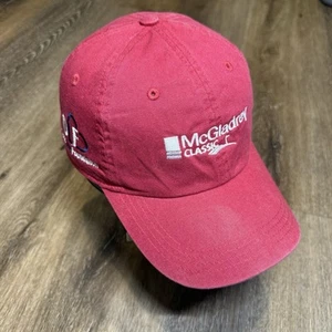 McGladrey St Simon Sea Island Golfmütze rot Baumwolle verstellbar Ahead Baseballkappe - Bild 1 von 6