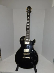 Epiphone Les Paul Custom Pro Black Beauty Ebony & Gold - Picture 1 of 24