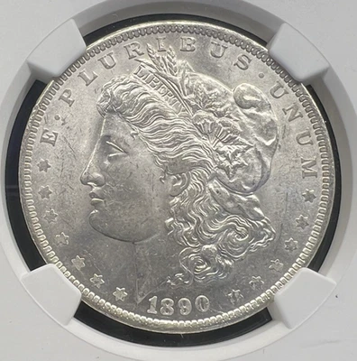 1890 O 1$ SILVER MORGAN DOLLAR NGC MS-64 - Image 1 of 4