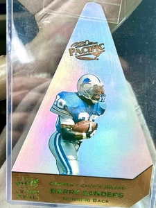 1998 Pacific Crown Royale Barry Sanders Cramer's Choice Jumbo Die Cut Prism - Picture 1 of 3