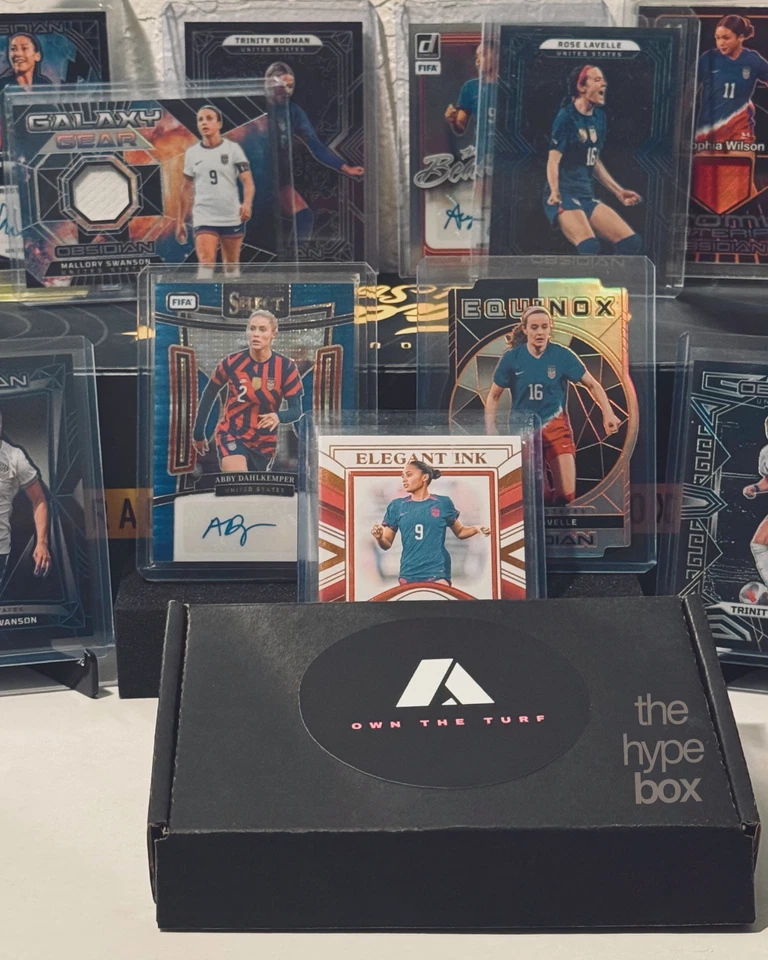 USWNT HYPE BOX - ONLY THE GREATESTS - ALEX MORGAN/TRINITY RODMAN/AND MORE - Image 1 of 1