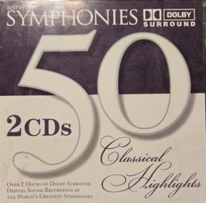 50 Classical Highlights : Symphonies 2 Disc Set - Audio CD Sealed - Picture 1 of 2