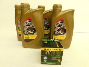 Agip ENI I-Ride 10W-60 Öl + Racing Filter Bimota 900 DB2 / SR Bj 92 - 98 - Picture 1 of 1