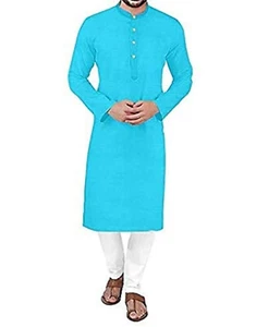 Traditionelle Indische Kurta, Cotton,  Kurta Dress Wedding,Party ect - Bild 1 von 5