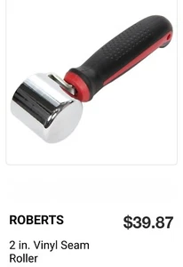 Roberts Vinyl Seam Roller 2" 1.5 Lb Solid Chrome (MSRP $40) - Picture 1 of 8