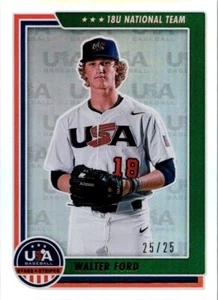 2022 Panini Stars & Stripes USA Holo XRC 25/25 Walter Ford "eBay 1/1" - Picture 1 of 2