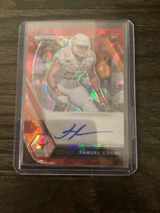 2021 Panini Draft Picks Samuel Cosmi Rookie Card Autograph - Picture 1 of 2