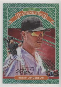 2020 Donruss Optic Diamond Kings Choice Green Dragon Prizm /84 Brian Anderson #6