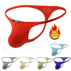 Mens Sexy G-String Briefs Thong Bikini Underwear T-Back Pouch Panties Swimwear - Picture 1 of 24