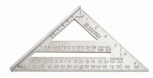 Johnson Level RAS-1B Heavy Duty 7" / 18 cm Aluminum Rafter Angle Square - Picture 1 of 2
