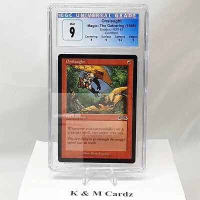 MTG - Exodus - Onslaught - Graded - CGC 9.0 - Image 1 of 4