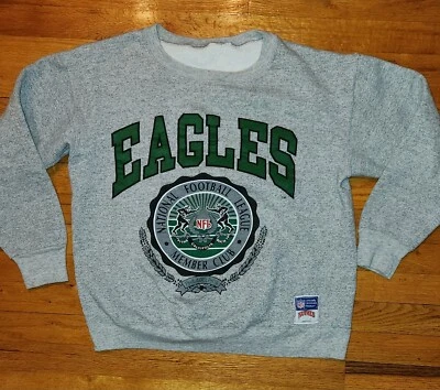 *RARO* Sudadera De Colección NUTMEG Philadelphia EAGLES Para Hombre S NFL Fútbol Kelly Foto 1 de 4