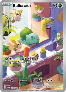 Bulbasaur 143/142 SV Stellar Crown Illustration Rare Pokemon NM - Picture 1 of 1