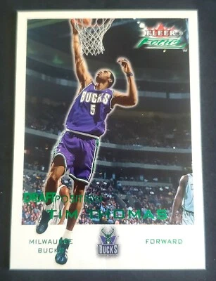 2000-01 FLEER FOCUS DRAFT POSITION 95/100 TIM THOMAS #119 BUCKS NR.MINT/MINT  - Image 1 of 2