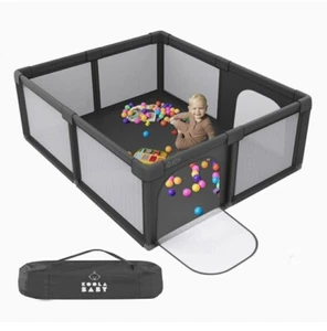 Koola Baby Laufstall tragbar Indoor & Outdoor grau. - Bild 1 von 15