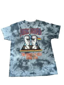 Pink Floyd Men T-Shirt Large Gray Tie Dye Logo The Division Bell Tour 1994 READ - Picture 1 of 6