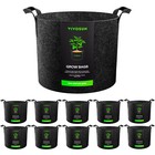 VIVOSUN 10/20 Pack Planting Grow Bags Fabric Pot Nursery Soil Nonwoven w/ Handle