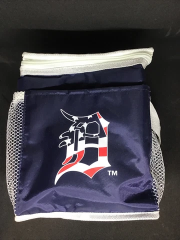 Rare Detroit Tigers Miller light lite SGA cooler lunch bag  Mint !! Cover