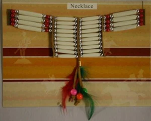 Native American Warrior Choker Necklace Indian Neckpiece - Picture 1 of 1